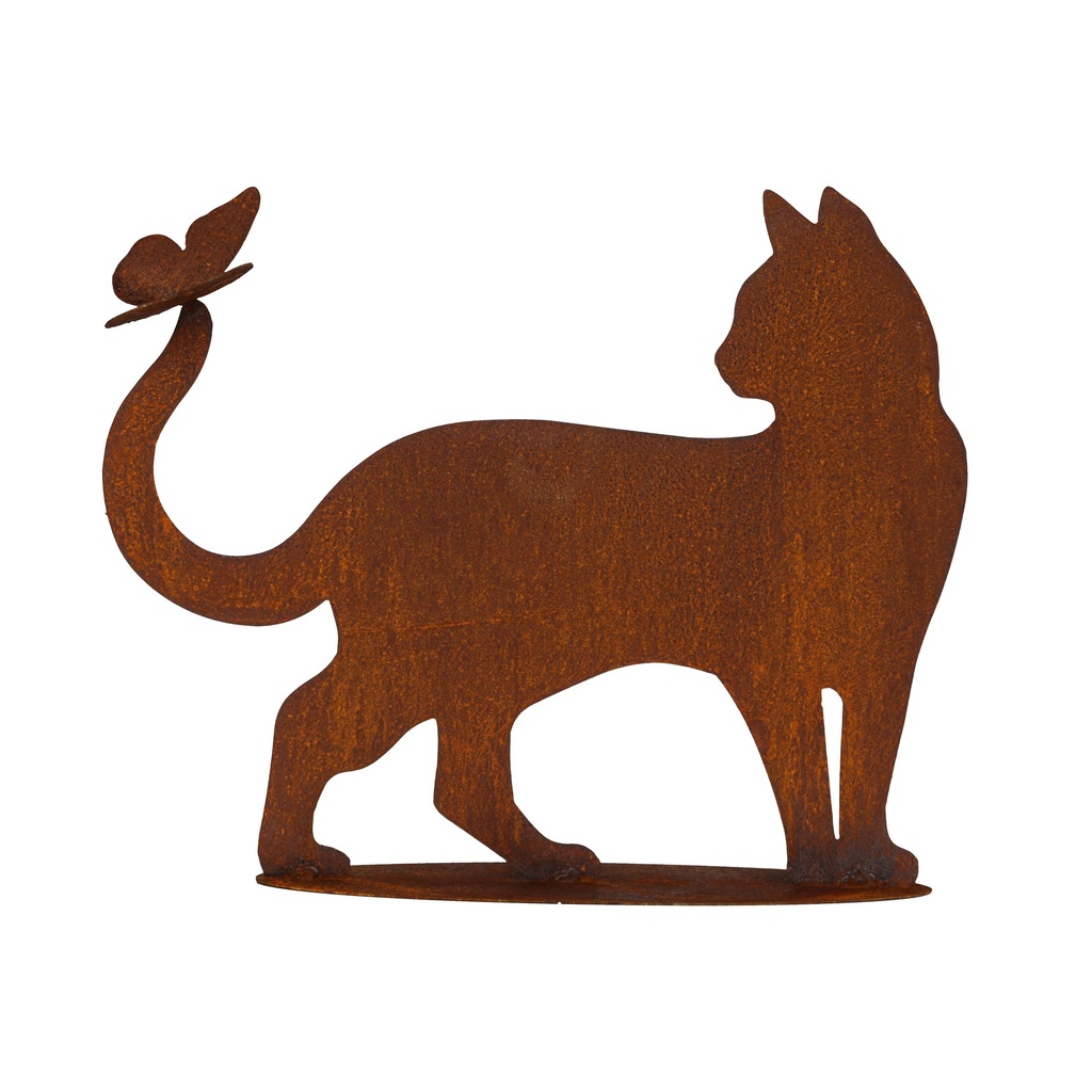 Chat et Papillon