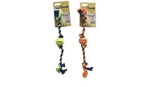 Jouet chien  Mini tennisball S  vert et bleu