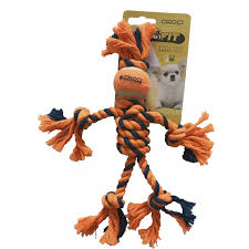 Jouet chien  Mini tennisball M  orange et bleu