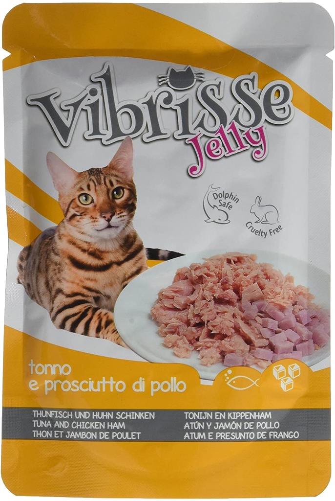 Vibrisse chat jelly au poulet 70g