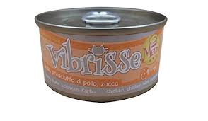 Vibrisse chat menu poulet, jambon et potiron 70g