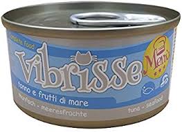 Vibrisse chat menu thon et poisson de la mer 70g