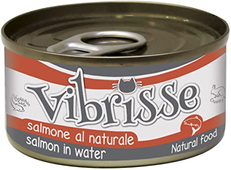 Vibrisse chat saumon 70g