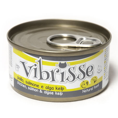 Vibrisse poulet, saumon et varech 70g