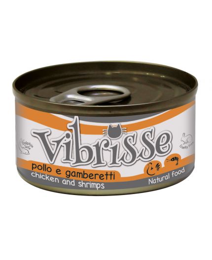 Vibrisse chat poulet et crevettes 70g