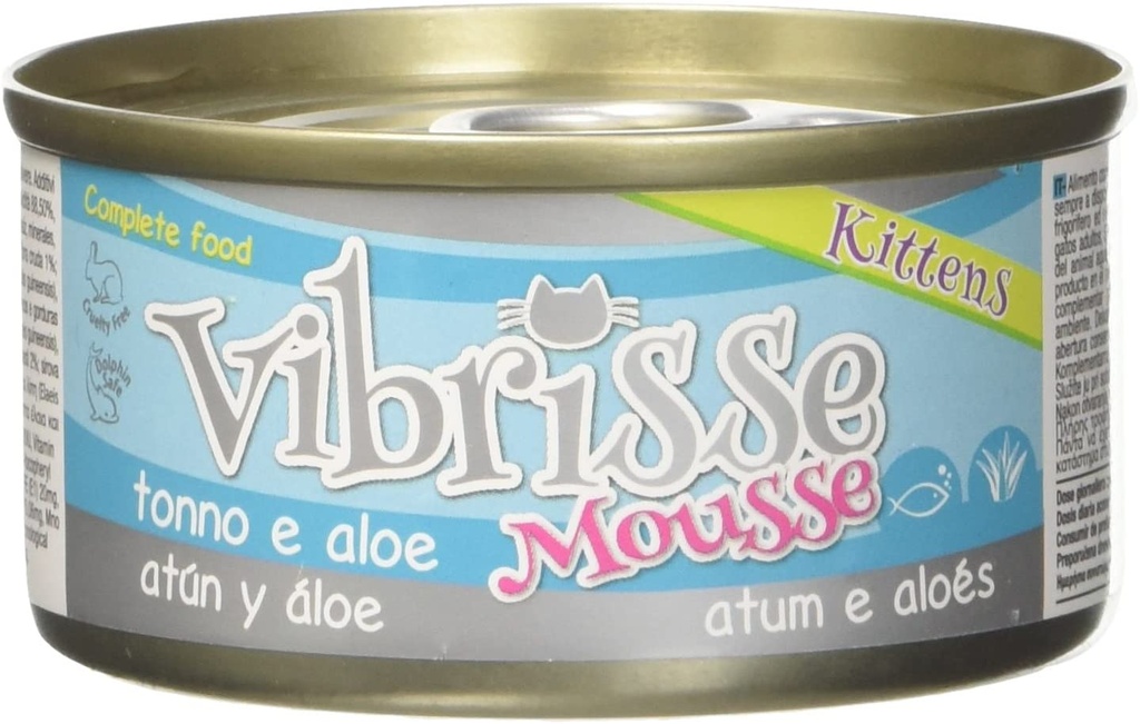 Vibrisse Kitten mousse thon et aloe 70g