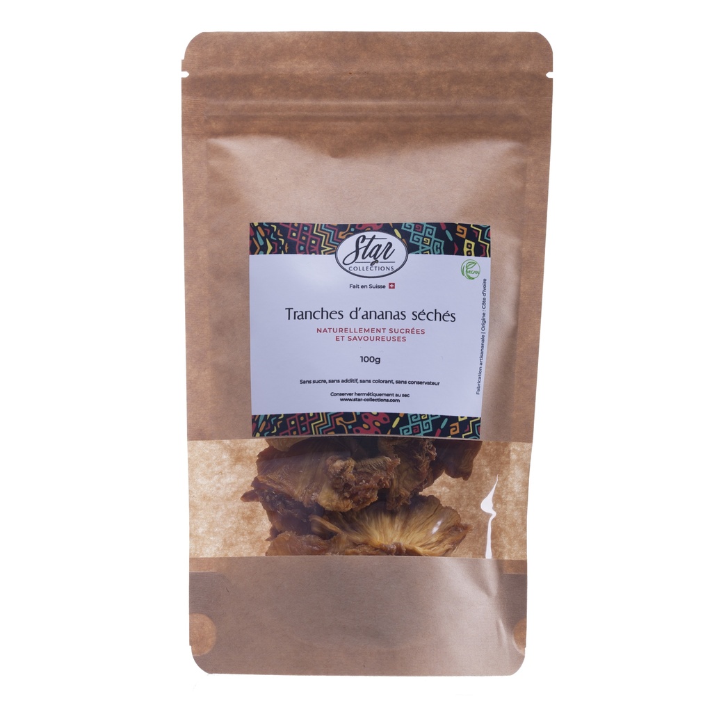 Tranches d'ananas séchés