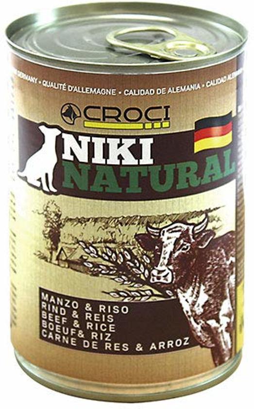 NIKI NATURAL Aliment complet Bœuf et riz 400gr