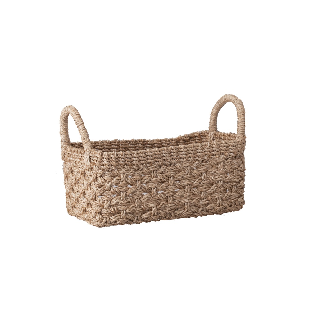 Panier bas avec anses Laguna rectangle