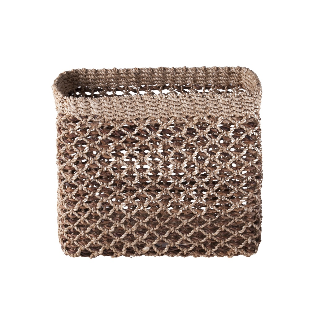 Panier avec poignées Diamant rectangle