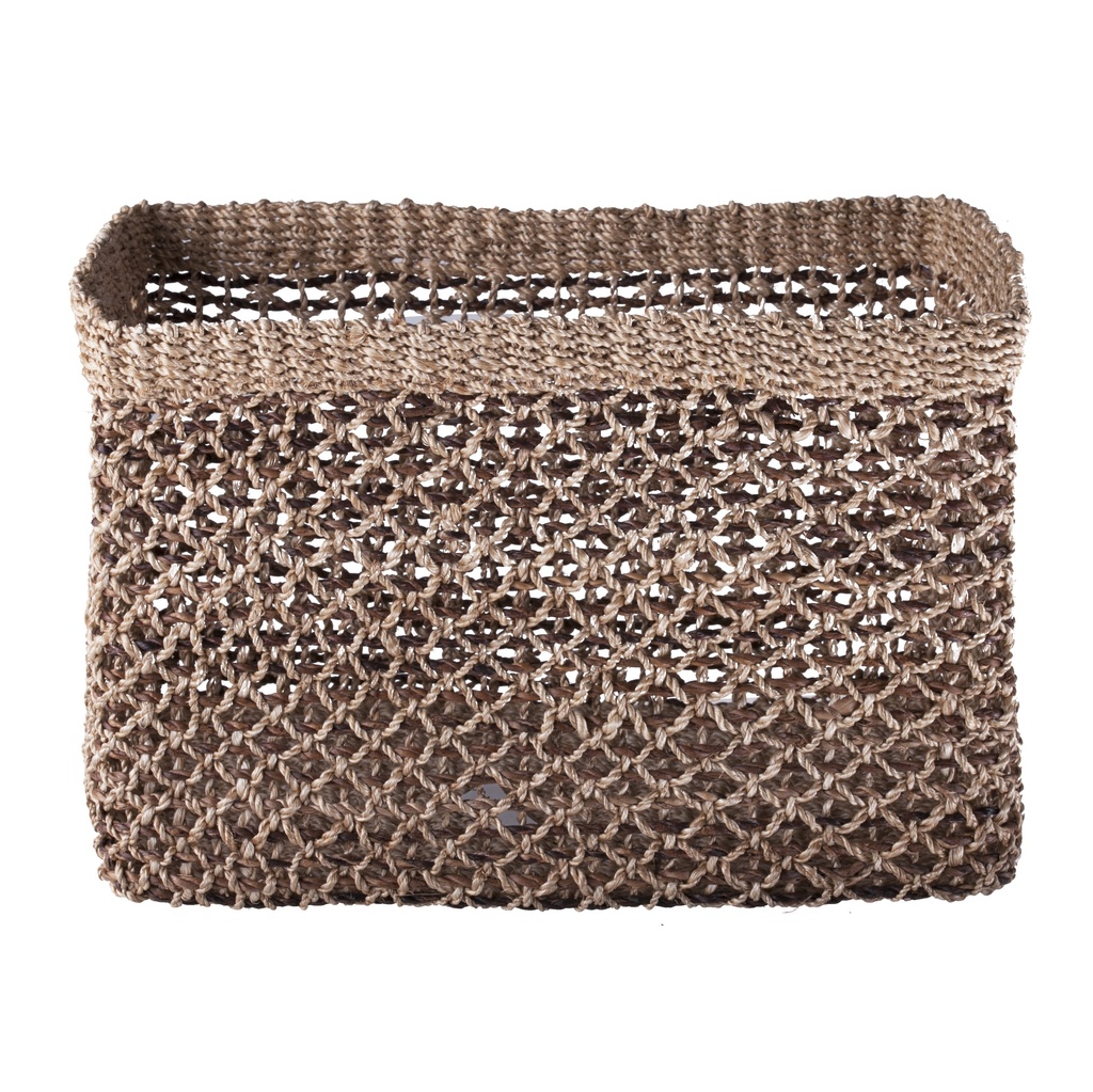 Panier avec poignées Diamant rectangle