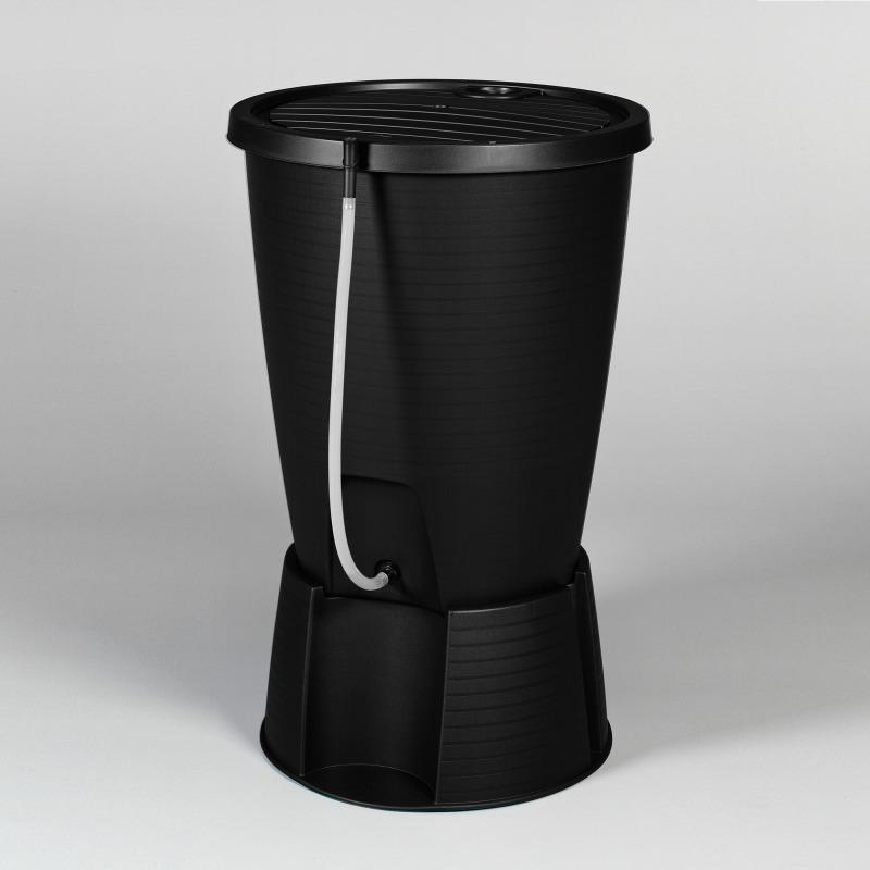 Réservoir d'eau de pluie + socle, noir Keter Indigo 200L