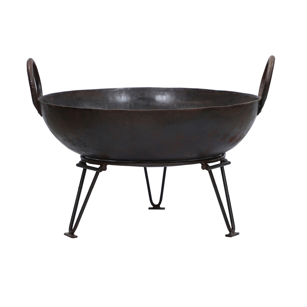 Fire pit Kadai avec pied