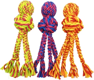 KONG Wubba Weaves w/Rope S, assortis
