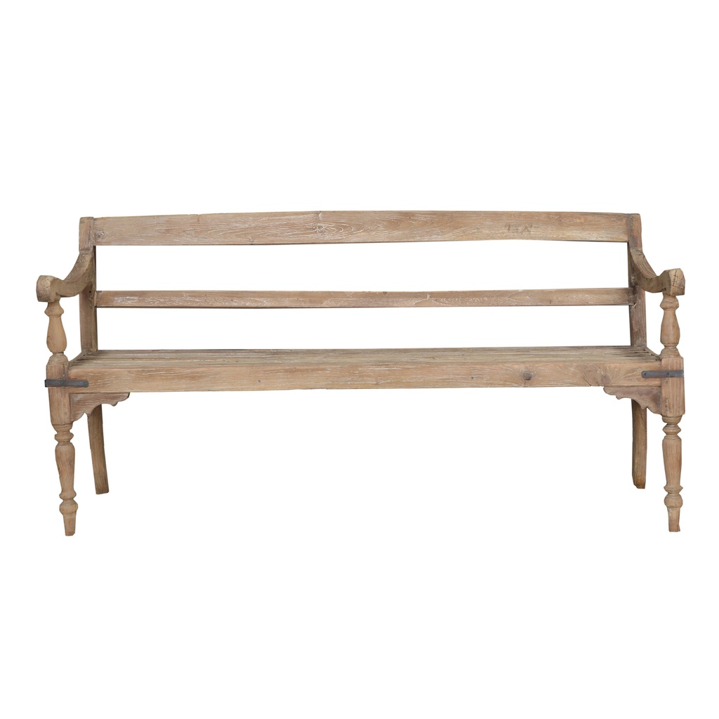 Banc en teck ancien