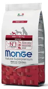 Monge Dog Senior Mini Chicken 3kg