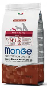Monge Dog Adult Extra Small Lamb 2,5kg