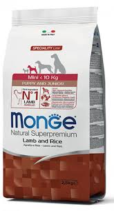 Monge Dog Puppy&Junior Mini Lamb 800g